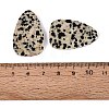 Natural Dalmatian Jasper Pendants G-Q601-38C-3