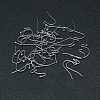 316 Surgical Stainless Steel Earring Hooks STAS-I045-03-2