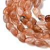 Natural Sunstone Beads Strands G-L608-A04-02-4