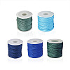 5 Rolls 5 Colors Nylon Braided Cord NWIR-YS0001-01C-2