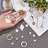 DIY Natural Shell Charm Earring Making Kit DIY-SZ0009-40-4