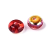 Baking Paint Electroplate Transparent Glass Beads EGLA-Q141-01B-A03-2