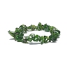 Natural Diopside Chips Beaded Stretch Bracelet for Kid BJEW-JB08080-1