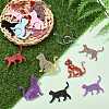 32Pcs 16 Styles Acrylic Wine Glass Charms AJEW-CJ0001-68-5