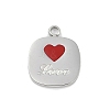 304 Stainless Steel Enamel Charms STAS-I325-056P-1