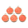 Alloy Enamel Pendants X-ENAM-Q428-08-3