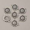 Tibetan Style Alloy Connector Rhinestone Settings FIND-CJC0016-20AS-2