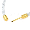 Braided Steel Wire Bracelet Making KK-CBA6056-03D-G-2