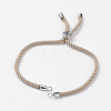 Nylon Twisted Cord Bracelet Making MAK-K006-02P-1