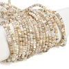 Natural Freshwater Shell Beads Strands X-BSHE-H109-13A-1
