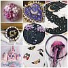6Pcs 6 Colors 12-Ply Polyester Metallic Embroidery Threads DIY-TAC0020-74-9