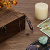 Natural Amethyst Cone Dowsing Pendulum Big Pointed Pendants AJEW-WH0606-26B-4