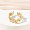Adjustable 304 Stainless Steel Cuff Open Rings for Women RJEW-Z122-03G-02-2