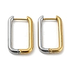Two Tone 304 Stainless Steel Hoop Earrings EJEW-K257-02A-GP-1