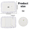 Polyester Lace Book Covers OFST-WH0002-59A-2