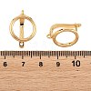 SHEGRACE Brass Hoop Earring Findings XGRQ79507-942G-3