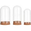  3 Sets 3 Style High Borosilicate Glass Dome Cover DJEW-NB0001-21-1