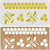 Plastic Painting Stencils Sets DIY-WH0172-892-1