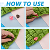 72Pcs 6 Styles 2 Colors Resin Doll Craft Nose DIY-GA0008-64-3