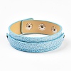 PU Leather Cord Bracelets BJEW-E350-12B-1