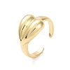 Brass Cuff Finger Rings LS-RJEW-H227-01G-01-1