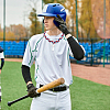 2Pcs Stainless Steel Baseball Cross Pendant Braided Nylon Cord Necklaces NJEW-UN0001-83-5