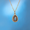 Trendy Brass Glass Party Jewelry Sets SJEW-BB15413-B-9