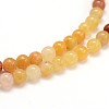 Natural Topaz Jade Round Bead Strands G-J303-02-8mm-3