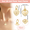 10Pcs Brass Pendants KK-BBC0022-99C-2