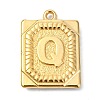 Ion Plating(IP) 304 Stainless Steel Pendants STAS-U033-01G-Q-1