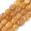 Dyed Natural Malaysia Jade Beads Strands G-P528-I15-01-1
