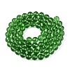Transparent Glass Bead Strands GLAA-R095-10mm-30-2