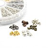 1 Box 6 Colors Iron Crimp Beads Covers IFIN-X0020-NR-B-2