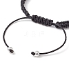 Acrylic Braided Bead Bracelets BJEW-JB11109-5