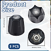 3Pcs Alloy and Iron Bathroom Sink Faucet Knobs Replacement FIND-GO0004-09B-2