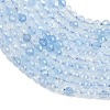 Natural Aquamarine Beads Strands G-RM250101-B31-3