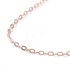 925 Sterling Silver Cable Chains Necklace for Women STER-I021-05RG-2