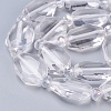 Natural Quartz Crystal Beads Strands G-L519-B-01-1
