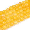 Dyed Natural White Jade Beads Strands G-T139-4mm-60-05-4