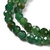 Natural Fuchsite Beads Strands G-C009-A13-4