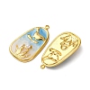 304 Stainless Steel Enamel Pendants X1-STAS-L299-22G-03-2