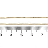 Brass Box Chain Necklaces for Women X-NJEW-D302-42G-5
