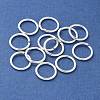 Brass Open Jump Rings KK-M165-9mm-01S-RS-1