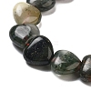 Natural African Bloodstone Beads Strands G-B022-35C-3