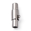 Brass Locking Tube Magnetic Clasps LS-MC079-3
