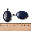 Natural Lapis Lazuli Pendants G-M415-01P-10-3