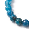 Round Natural Gemstone Stretch Beaded Bracelets BJEW-JB12986-4