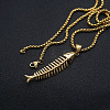 304 Stainless Steel Pendant Necklaces WG15BE9-01-1