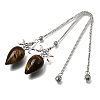 Natural Tiger Eye Dowsing Pendulum Pendants GG-CBA6D08-A08-2