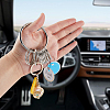 Iron Keychain Clasps FIND-SP0003-72P-5